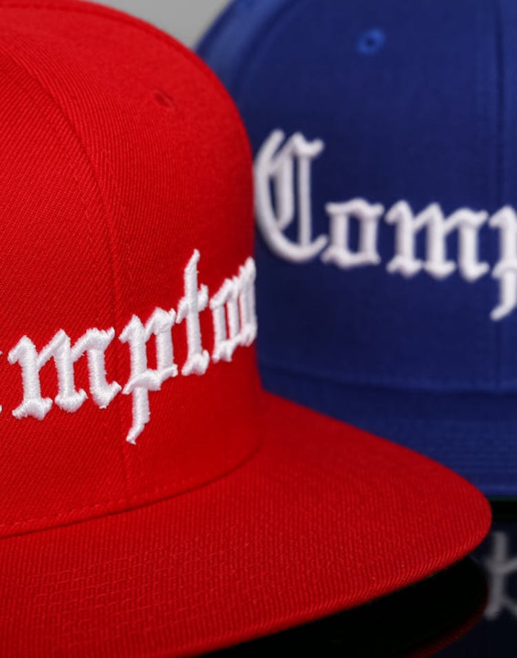 Compton Premium Snapback Royal/white