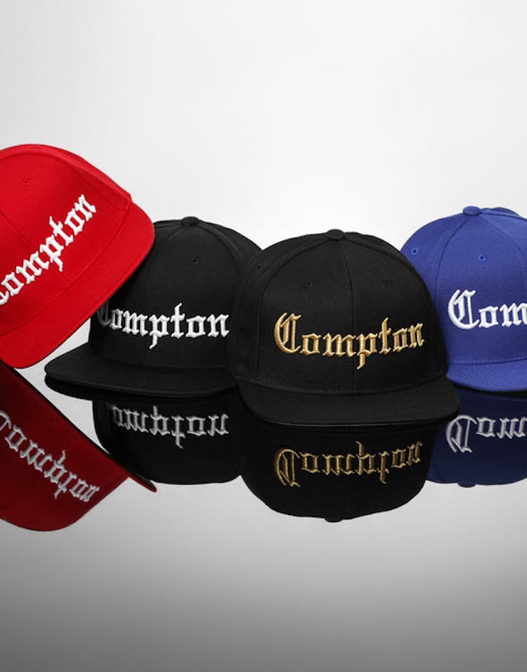 Compton Premium Snapback Red/white