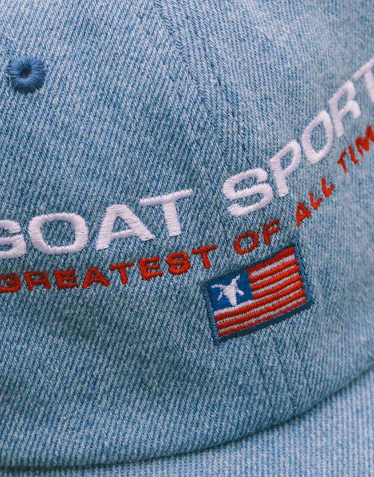 Goat Sport Precurve Strapbk Acidwash Denim