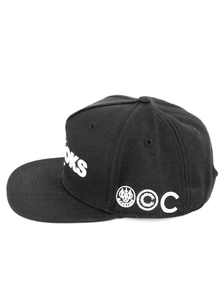 Crooks Gun Logo Snapback Black