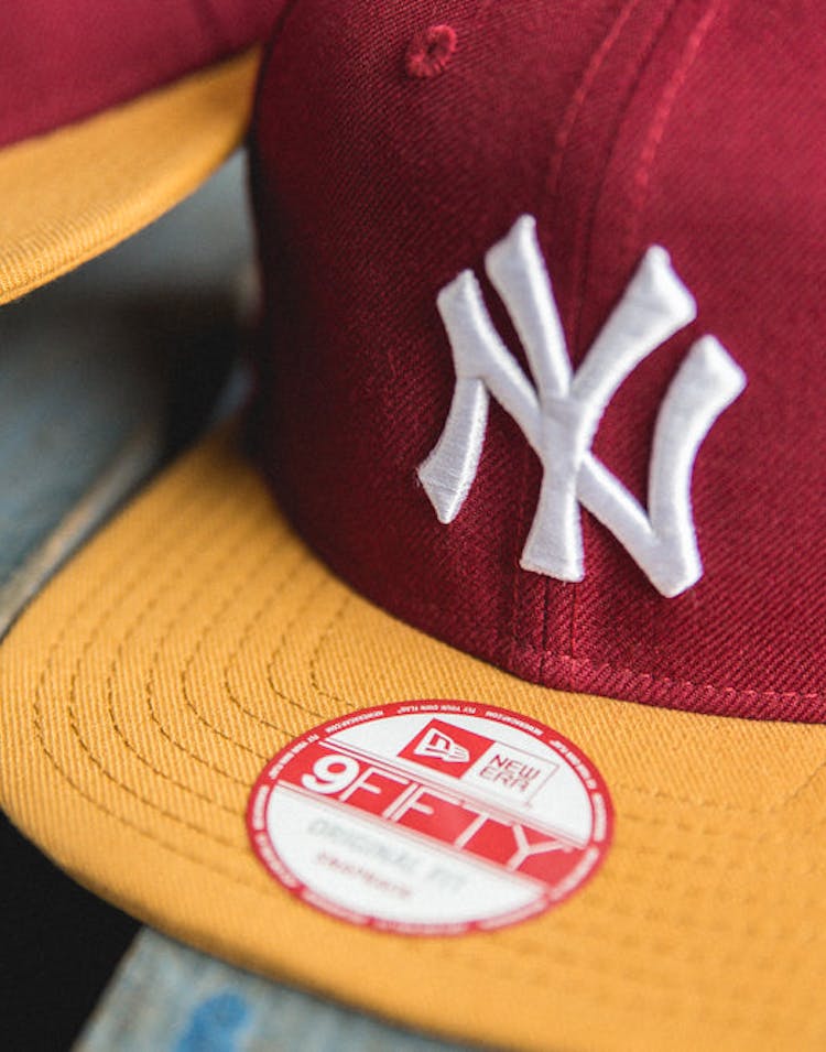 Yankees Original Fit Snapback Cardinal/tan/wh