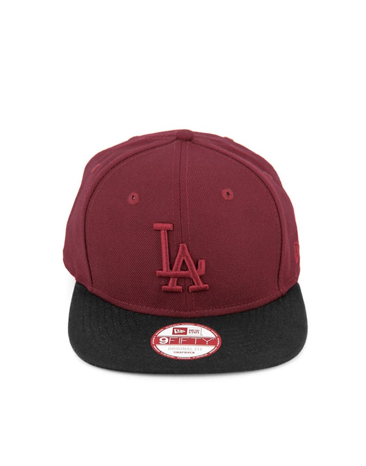 Dodgers Original Fit Snapback Cardinal/black