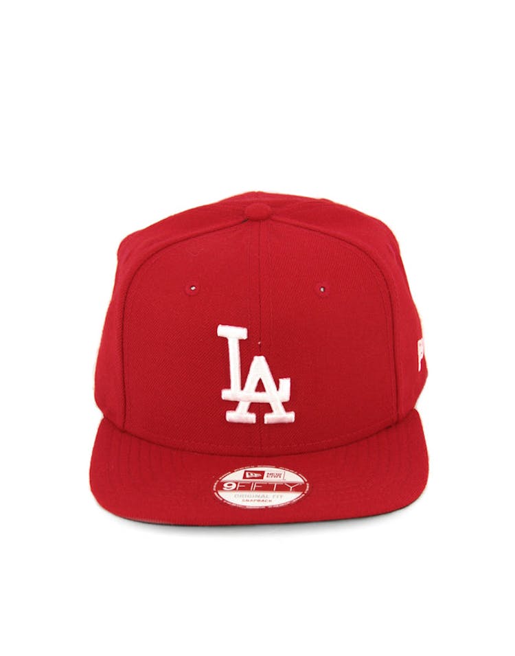 Dodgers Original Fit Snapback Scarlet/white/b