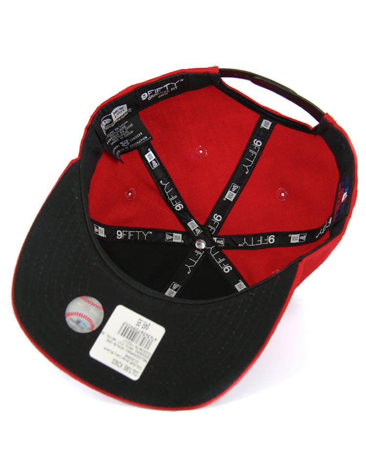 Braves Orig.fit Metal Snapback Scarlet/black
