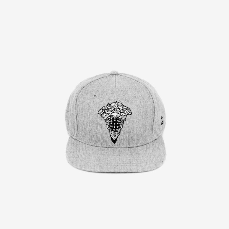 Medusa Snapback Cap Grey