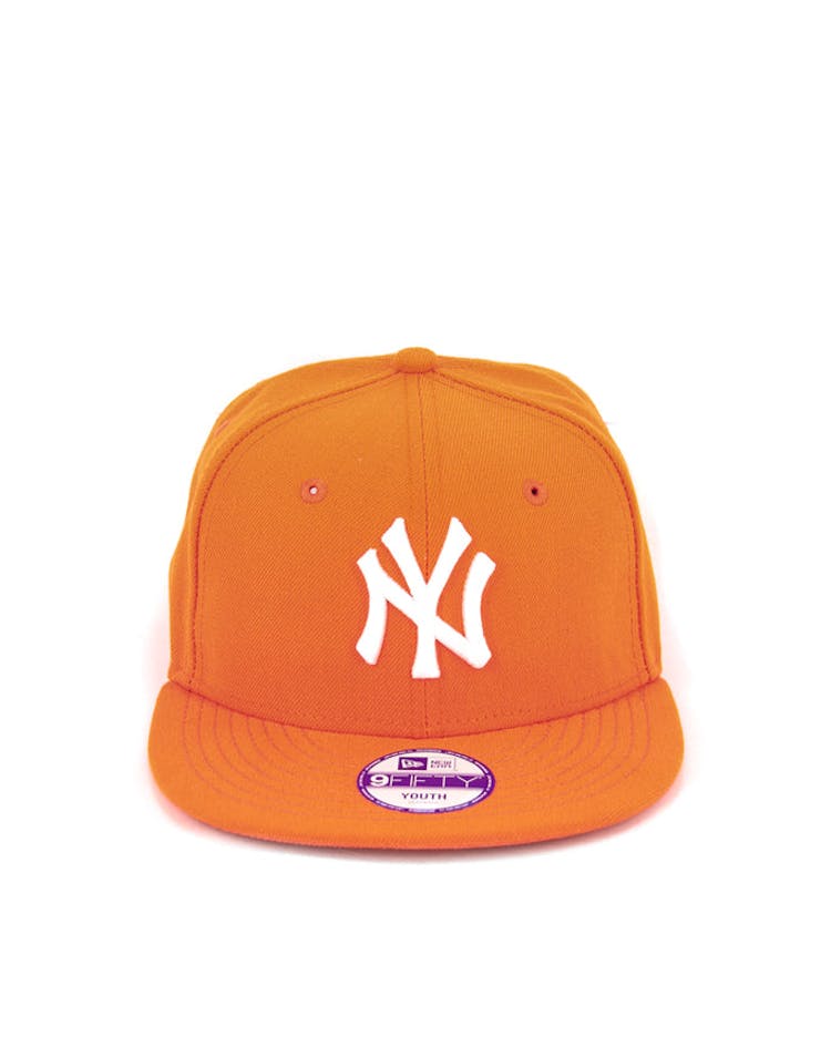 Yankees Youth Snapback Orange/white