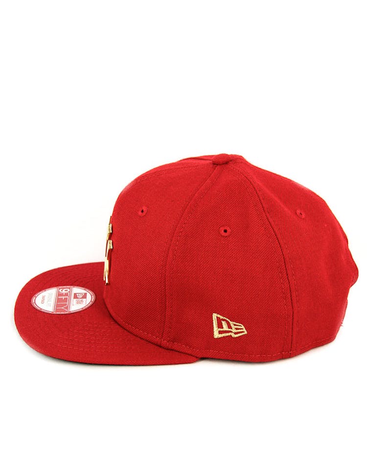 Yankees Orig.fit Metal Snapback Scarlet/gold