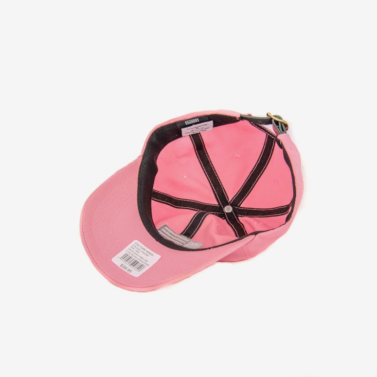 C Flag Precurv Leather Strapbk Pink