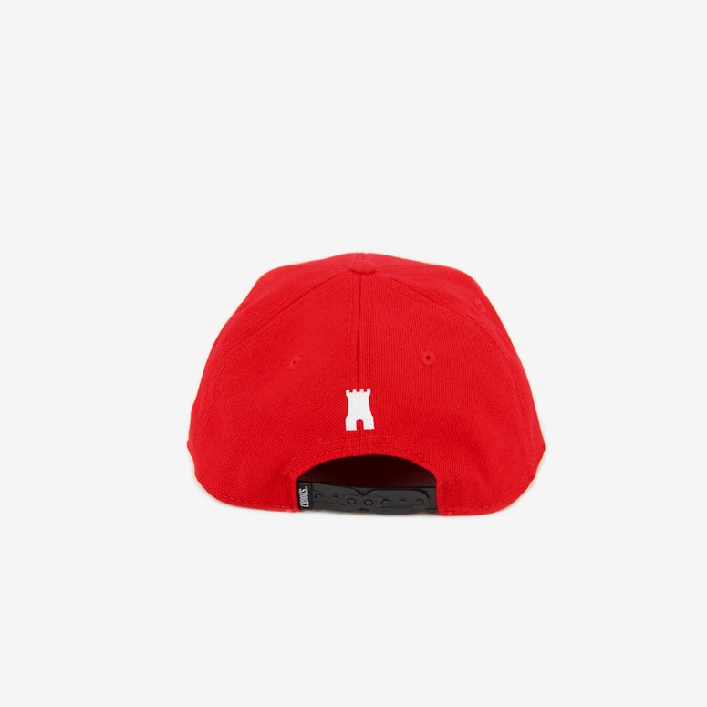 Chain C Snapback Red/white
