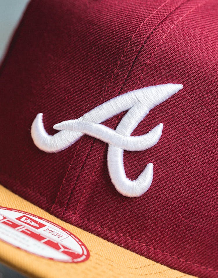 Braves Original Fit Snapback Cardinal/tan/wh