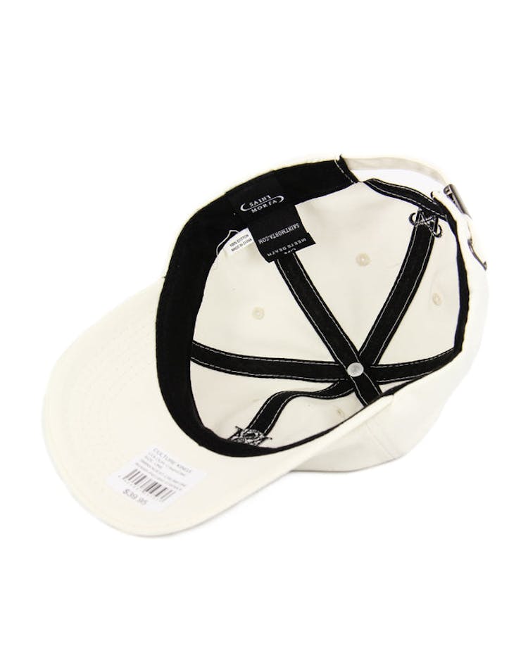 Invader Precurve Strapback Cream
