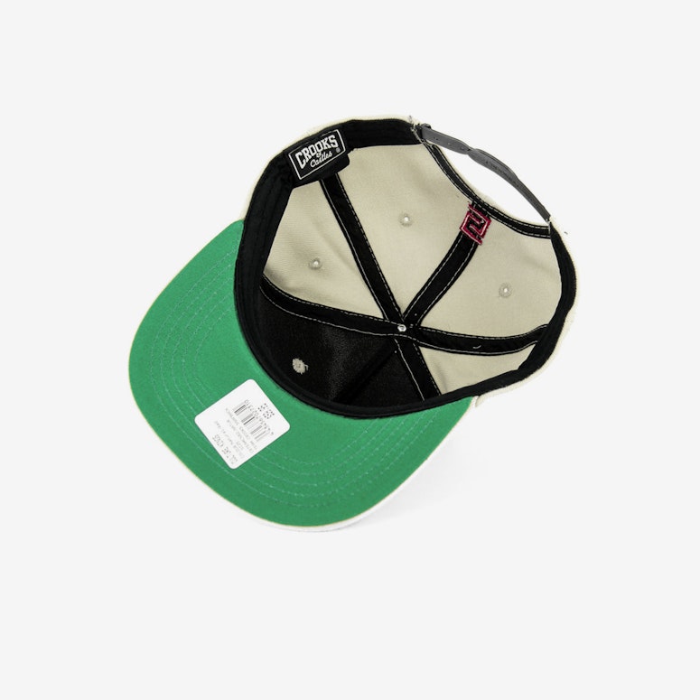 Team Crooks Snapback Natural/red