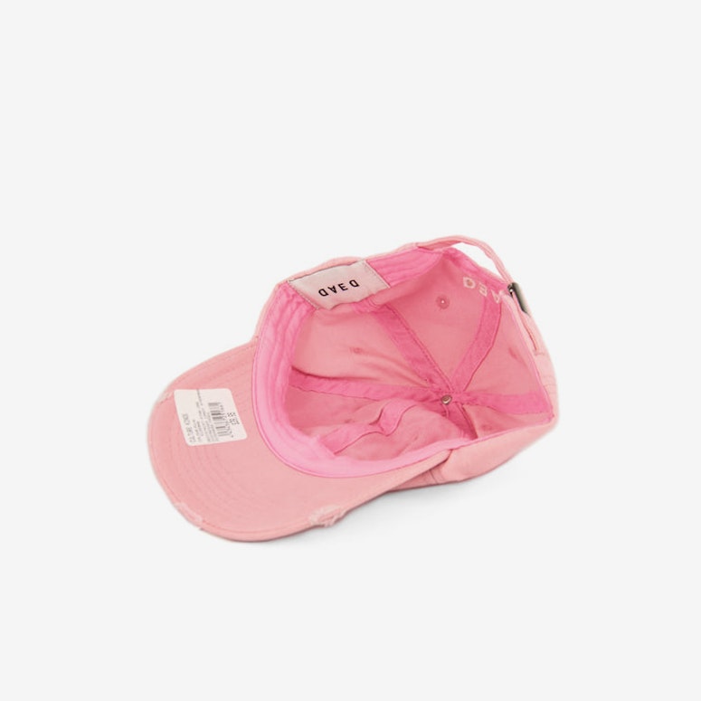 Distressed Candy Strapback Pink