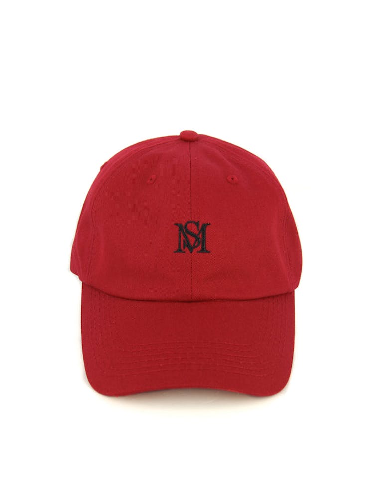 Invader Precurve Strapback Dark Red