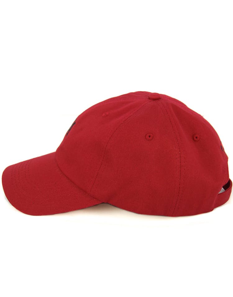 Invader Precurve Strapback Dark Red