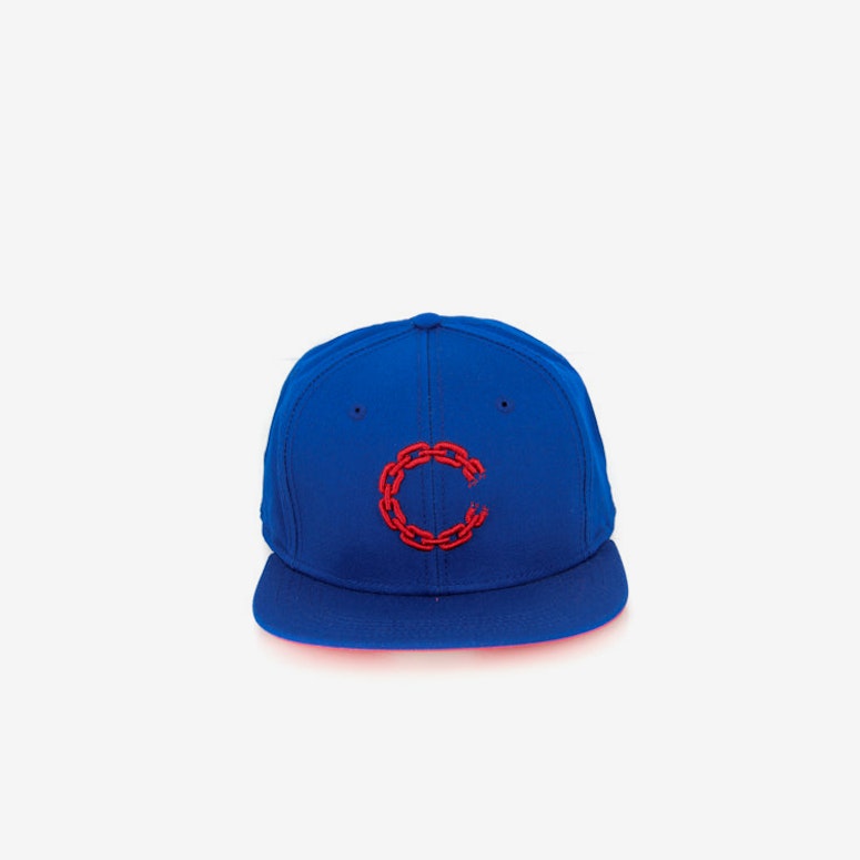 Chain C Snapback Royal/red