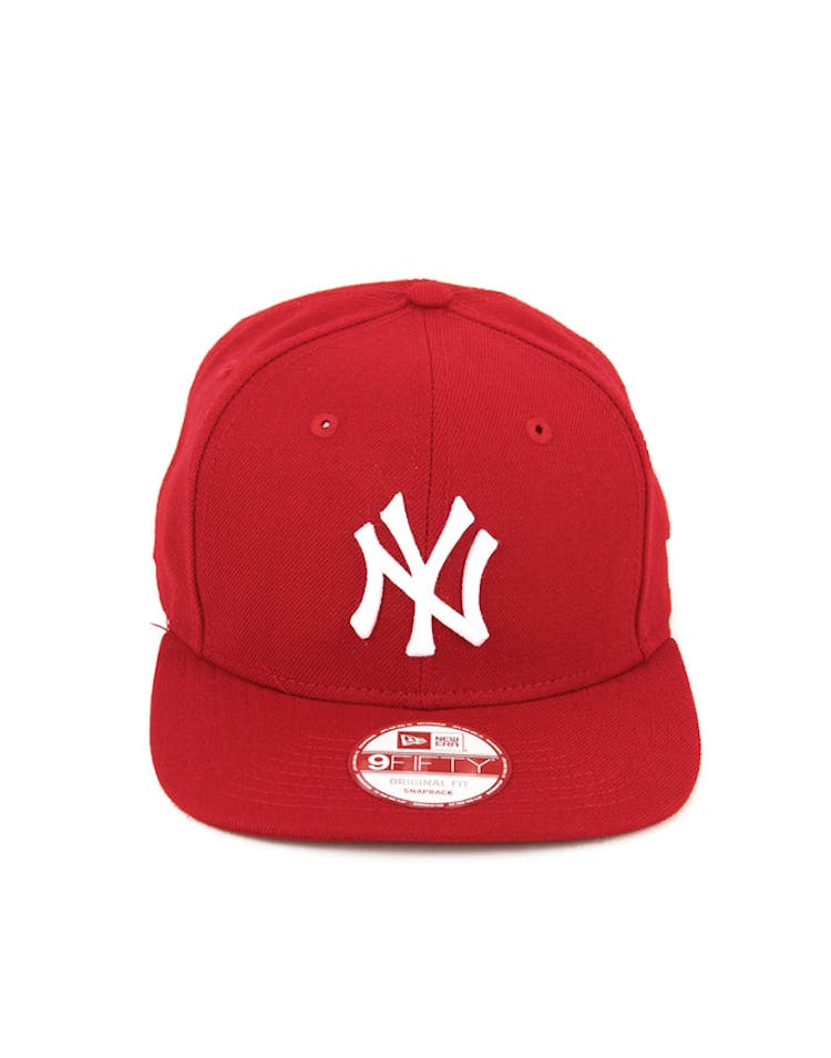 Yankees Original Fit Snapback Scarlet/white/s
