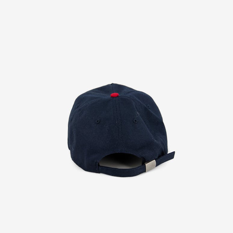 Global Precurved Strapback Navy/red