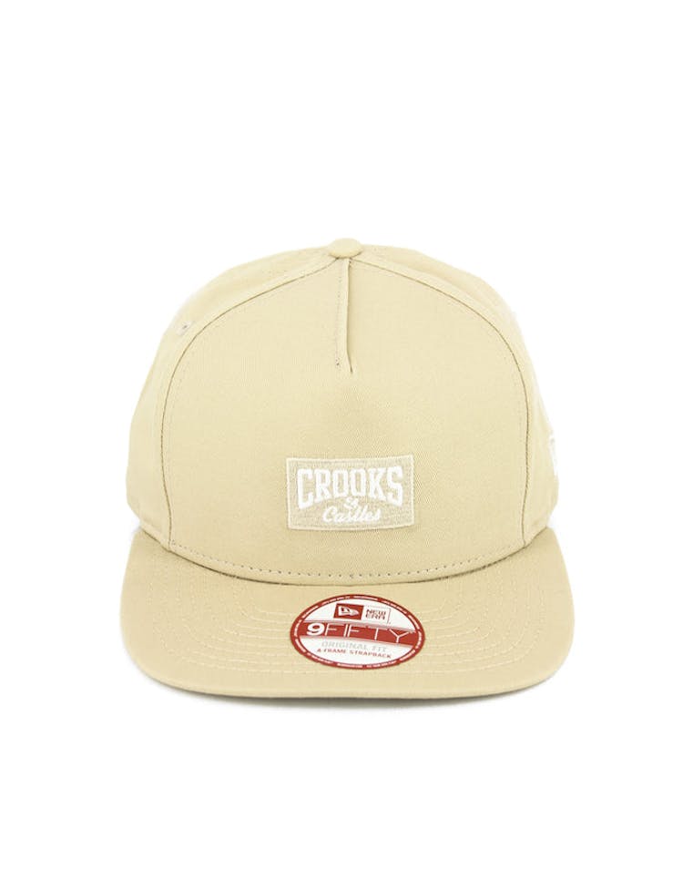 Core Logo Strapback Cap Khaki