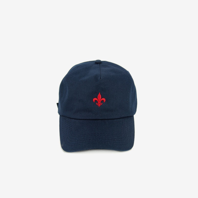 Fleur Strapback Navy/red