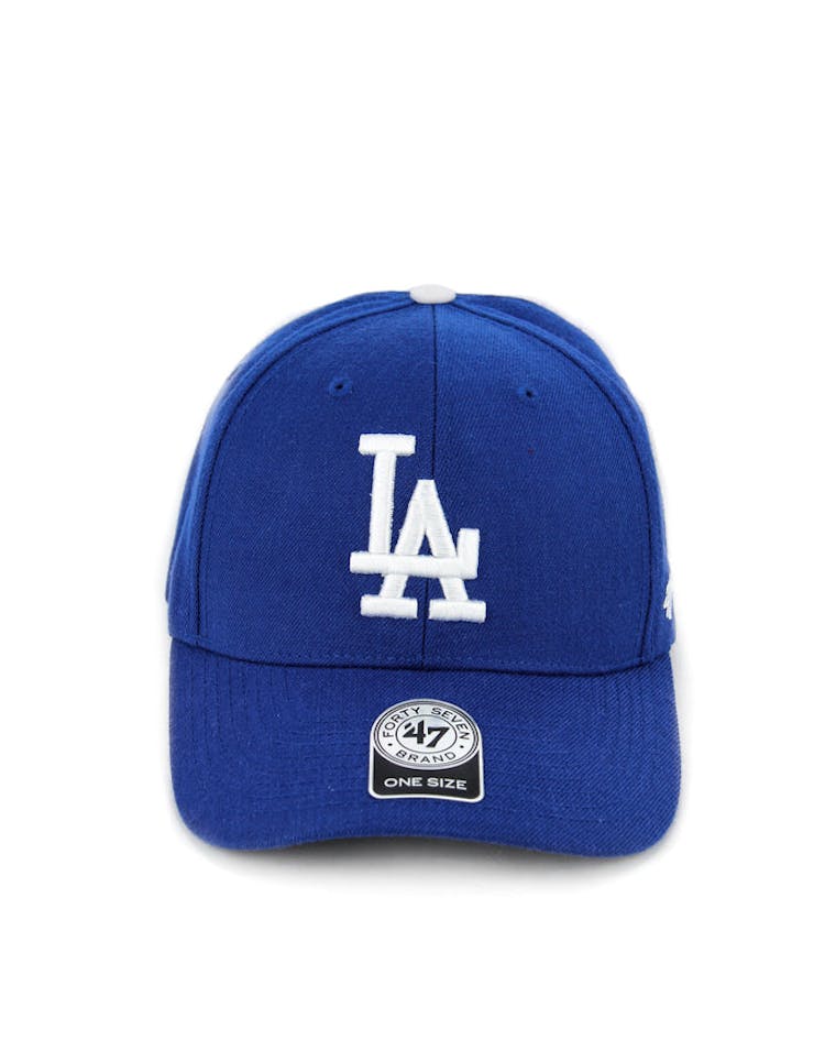 Dodgers Mvp Velcro Back Royal/white