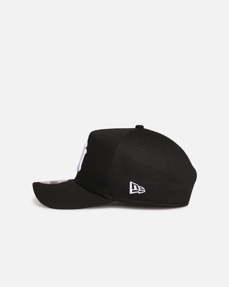 New Era Yankees 9FORTY A-Frame Snapback Black/White