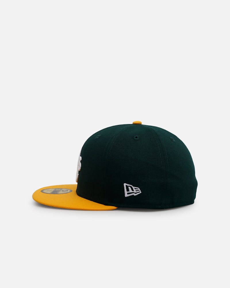 New Era Oakland Athletics 'Core Fitteds' 59FIFTY Fitted Green/Yellow/OTC