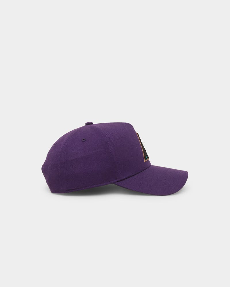 47 Brand Arizona Diamondbacks Cooperstown Retro Logo 47 MVP DT Snapback Purple