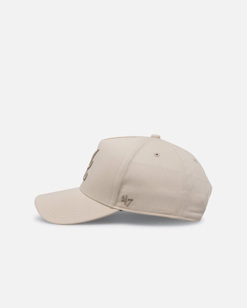47 Brand Atlanta Braves 'Caramel Swirl' Sure Shot TT Cotton MVP Snapback Natural/Khaki
