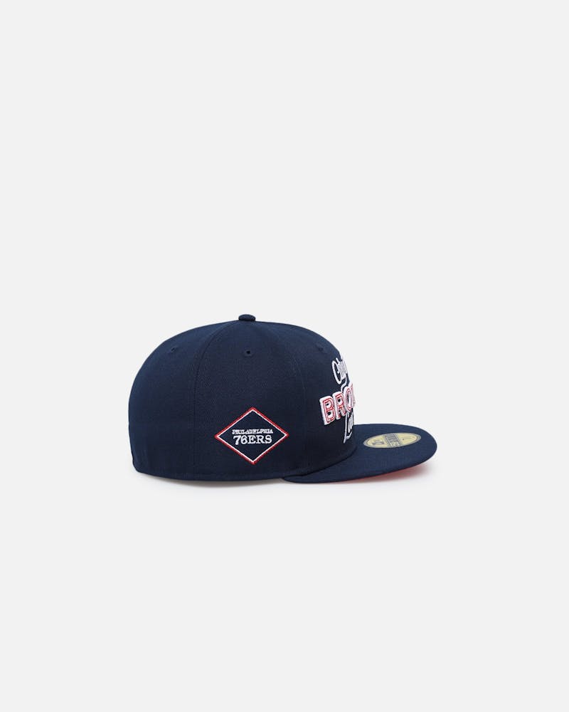 New Era Philadelphia 76ers 'NBA CE Headwear Collection' 59FIFTY Fitted Med Blue