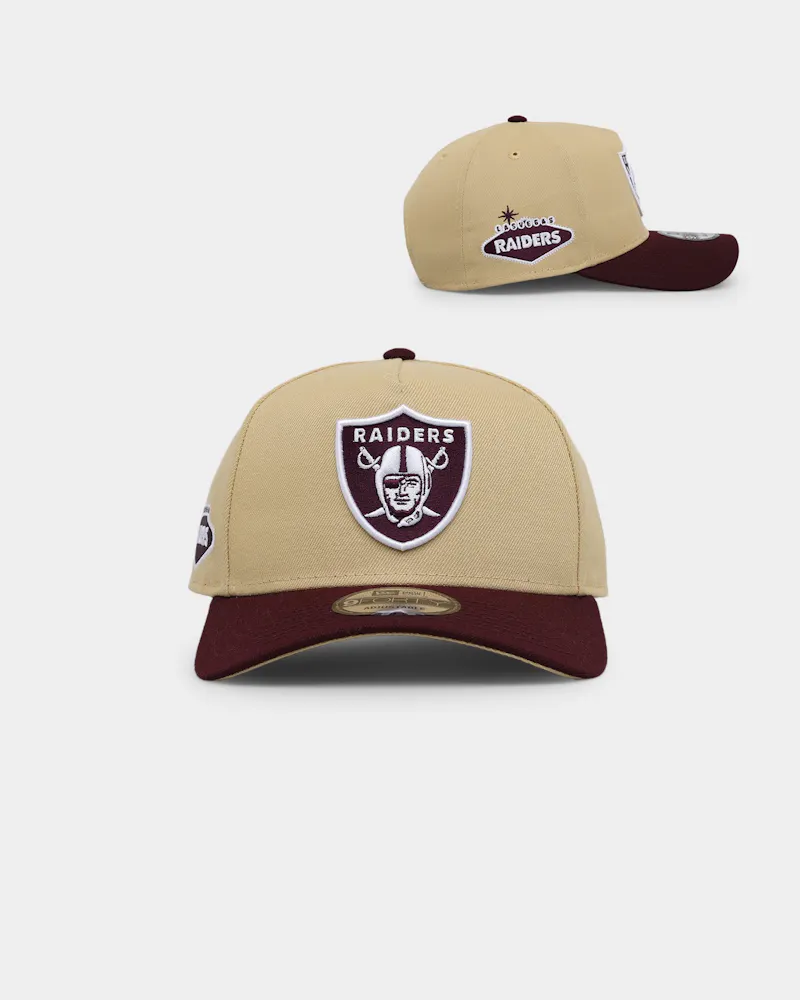 New Era Las Vegas Raiders 'Gold 2 Tone' 9FORTY A-Frame Snapback Gold - 0