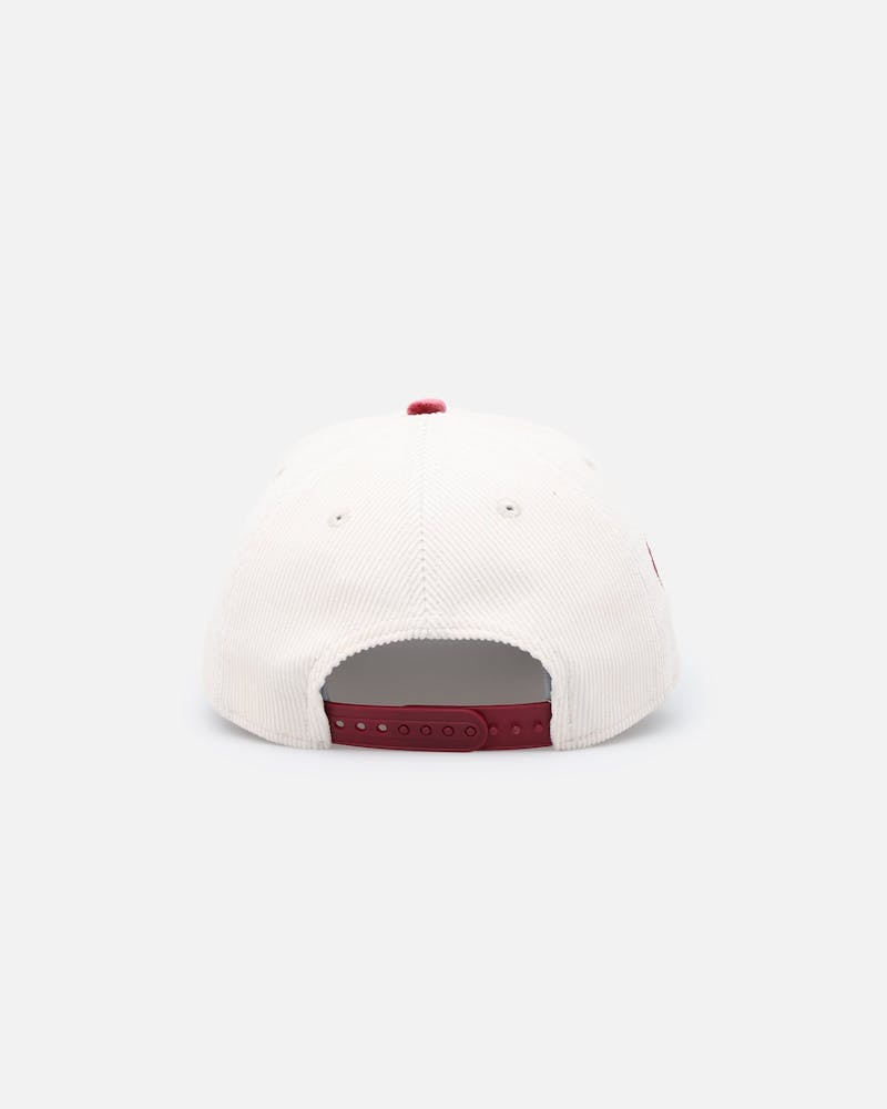 New Era Seattle Mariners 'Premium Corduroy Velvet' 9FORTY A-Frame Snapback Chrome White/Cardinal thumbnail - 2