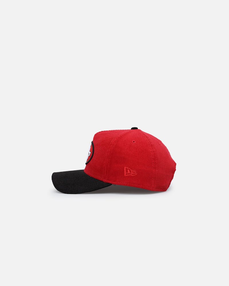 New Era San Francisco 49ers 'NFL 2-Tone Corduroy' 9FORTY A-Frame Snapback Red/Black