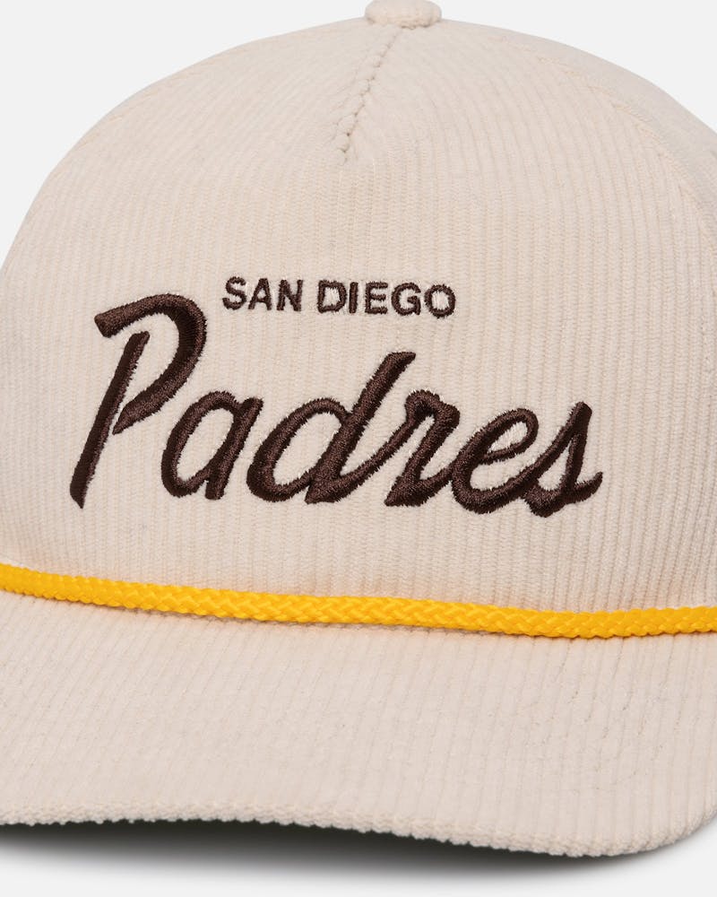 47 Brand San Diego Padres 'MLB Opening Day' Corduroy Crossrope Hitch Snapback Natural