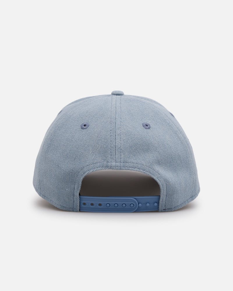 New Era Los Angeles Dodgers 'Distressed Denim' 9FORTY A-Frame Snapback Light Wash Denim