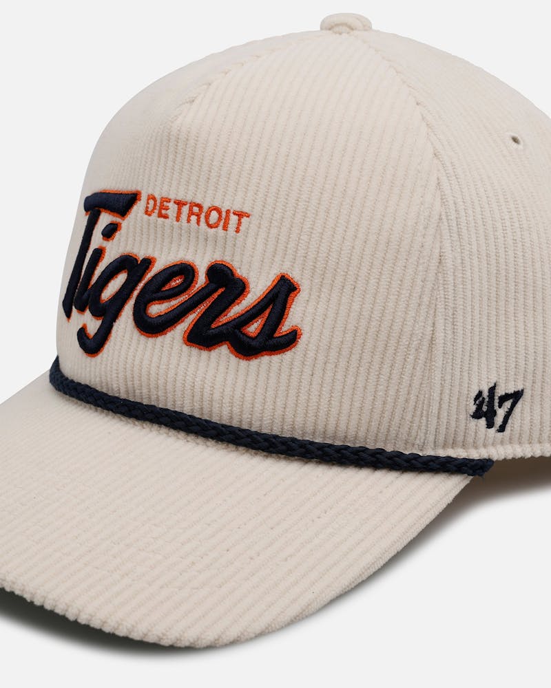 47 Brand Detroit Tigers 'Natural Script' Premium Hitch Corduroy Snapback Natural