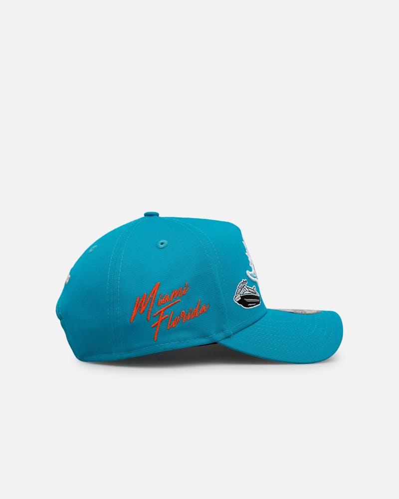 New Era Miami Dolphins 'City Icons' 9FORTY A-Frame Snapback Teal