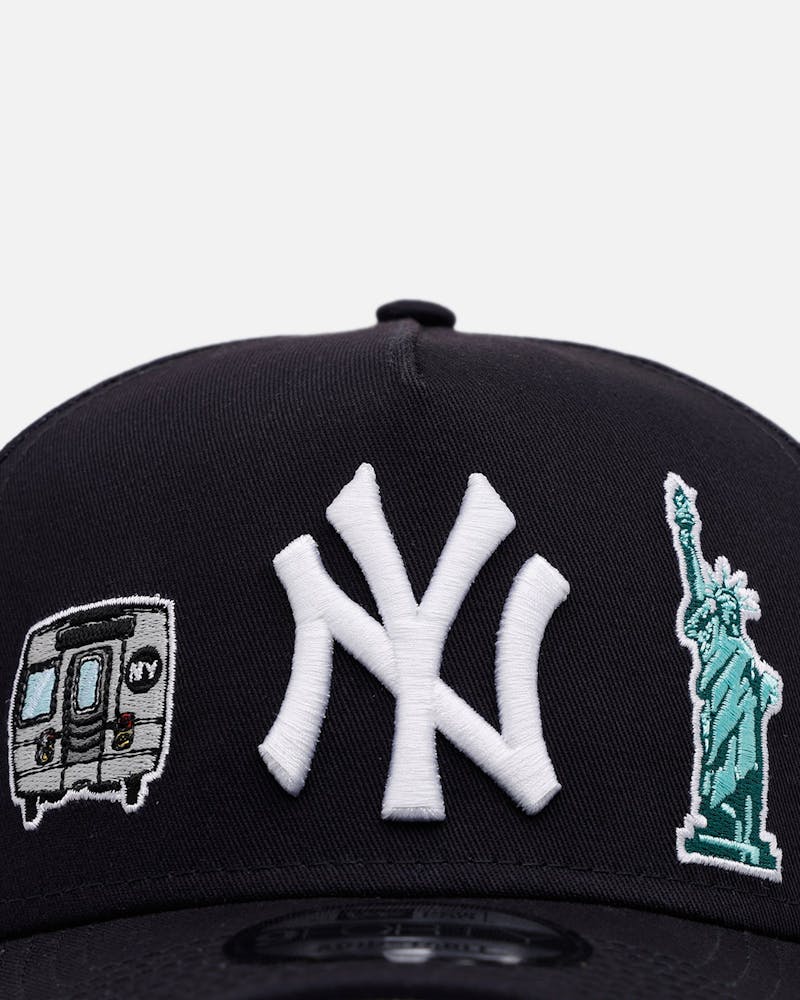 New Era New York Yankees 'City Icons' 9FORTY A-Frame Snapback Navy