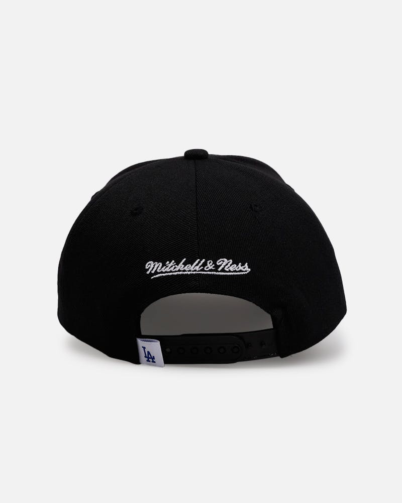 Mitchell & Ness Los Angeles Dodgers 'Hyper Type' Pro Crown Snapback Black