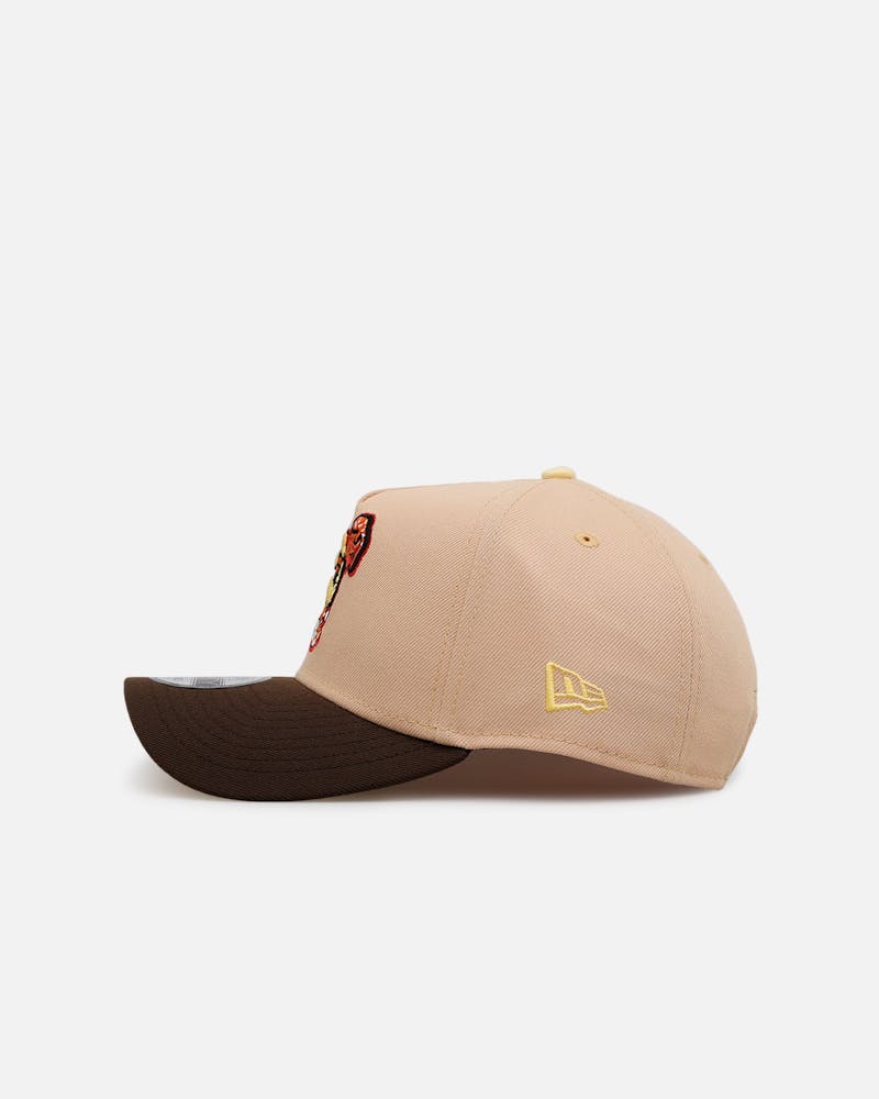 New Era Akron RubberDucks 'MILB Theme Night' 9FORTY A-Frame Snapback Tan/Brown