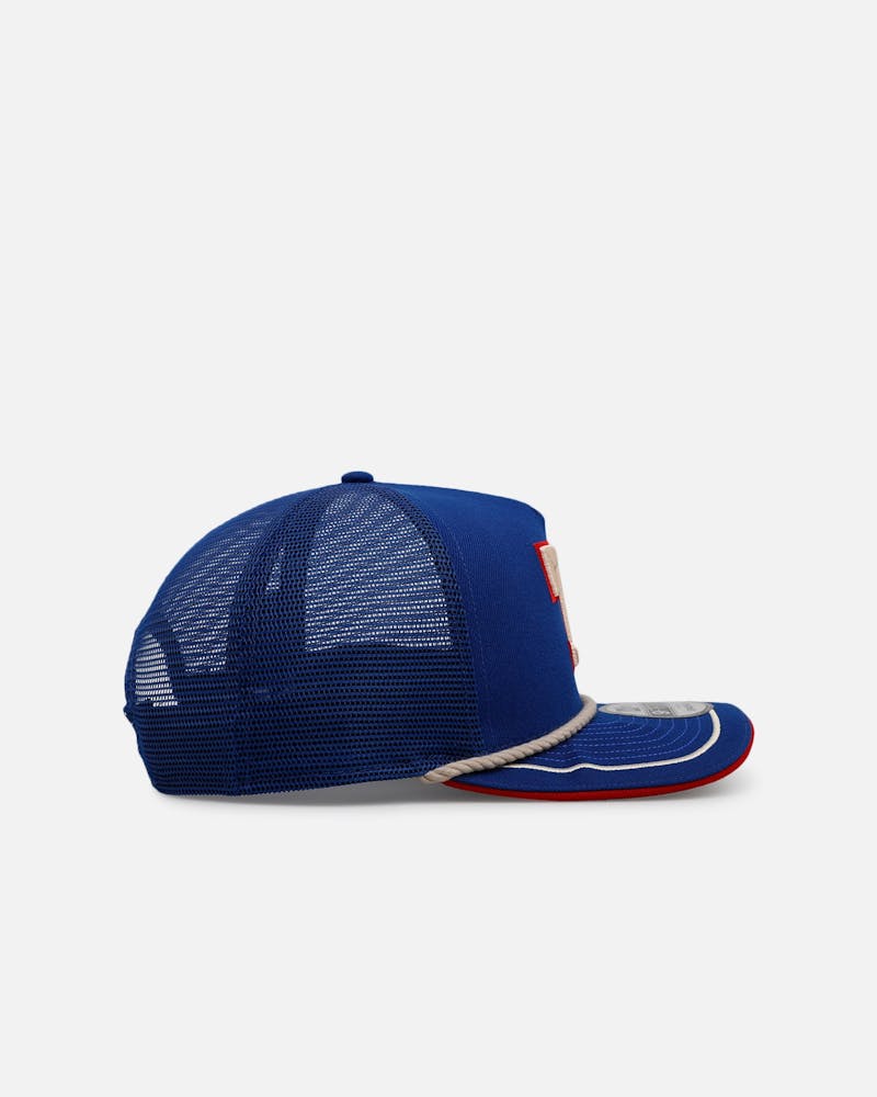 New Era Texas Rangers 'Spring Injection' 9FIFTY A-Frame Trucker Snapback Blue