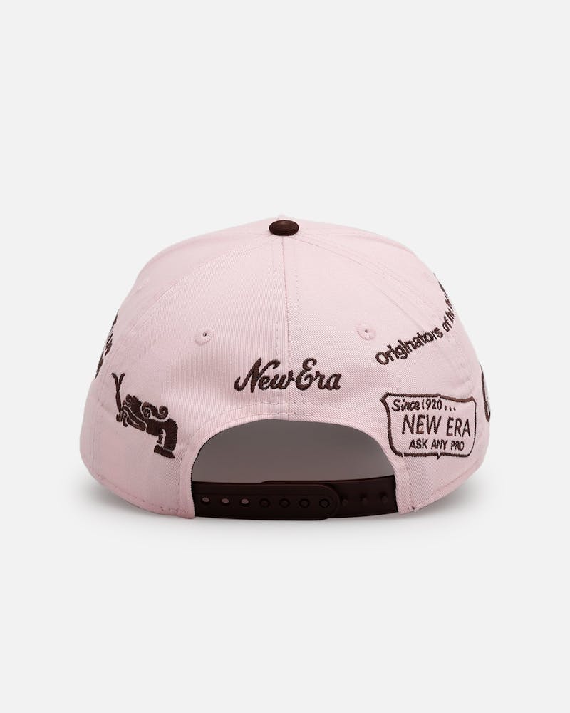 New Era Mexico National Baseball Team 'Mexico Spring Delivery' 9FORTY A-Frame Snapback Pink/Brown