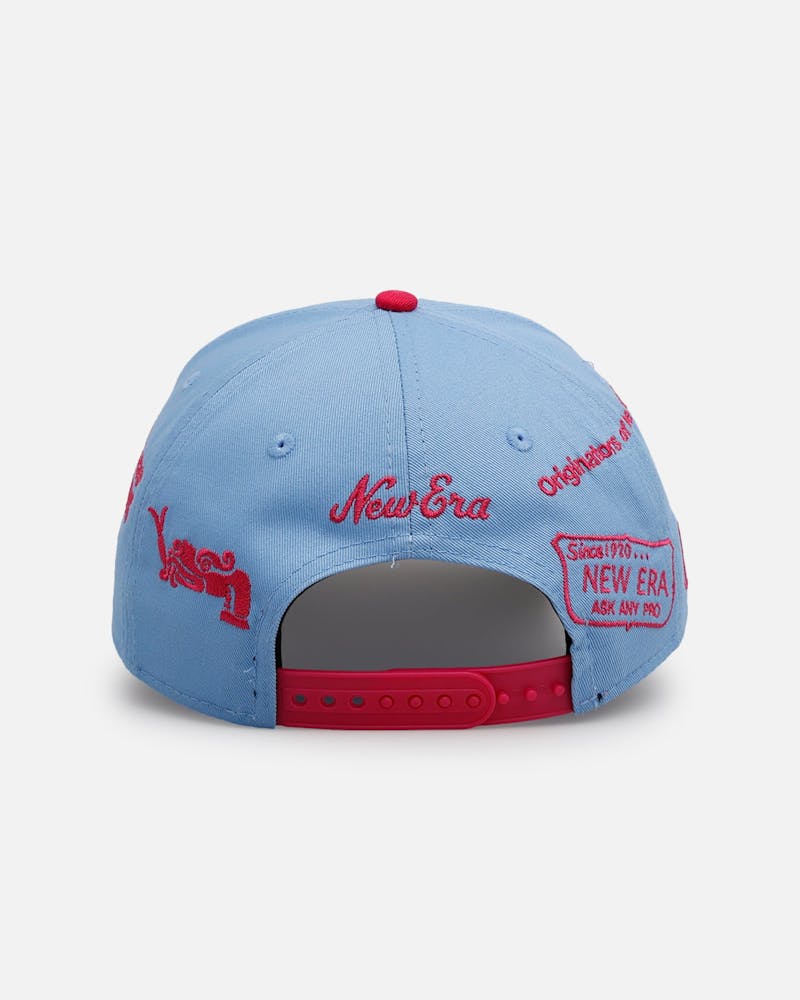 New Era Mexico National Baseball Team 'Mexico Spring Delivery' 9FORTY A-Frame Snapback Sky Blue