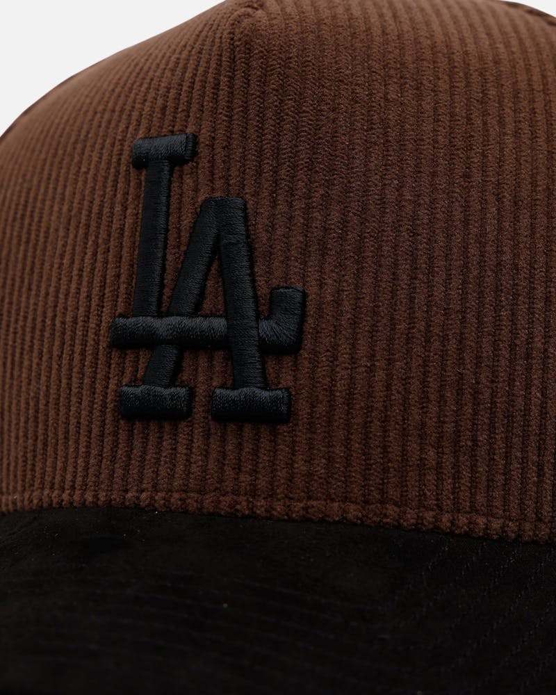 47 Brand Los Angeles Dodgers 'Barren' Offside DT Corduroy Snapback Brown/Black