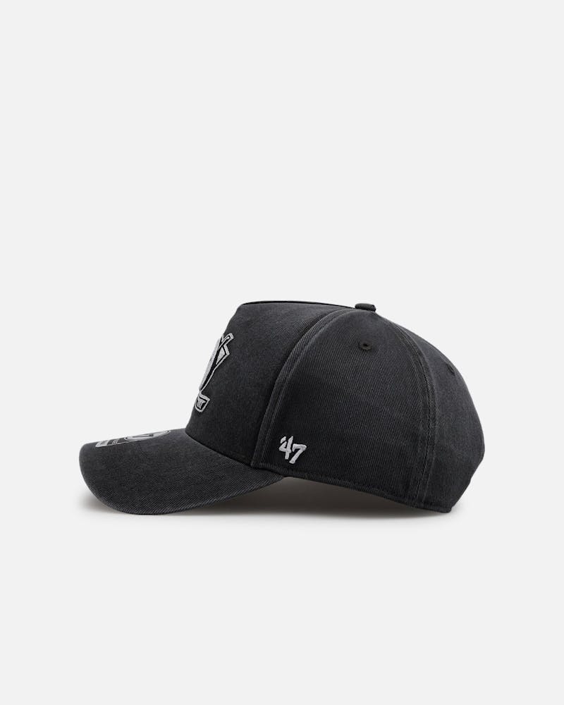 47 Brand Anaheim Ducks 'Washed Black' Offside DT Snapback Washed Black
