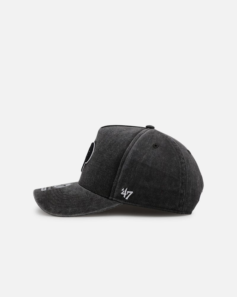 47 Brand Philadelphia Phillies 'Washed Black' Offside DT Snapback Washed Black