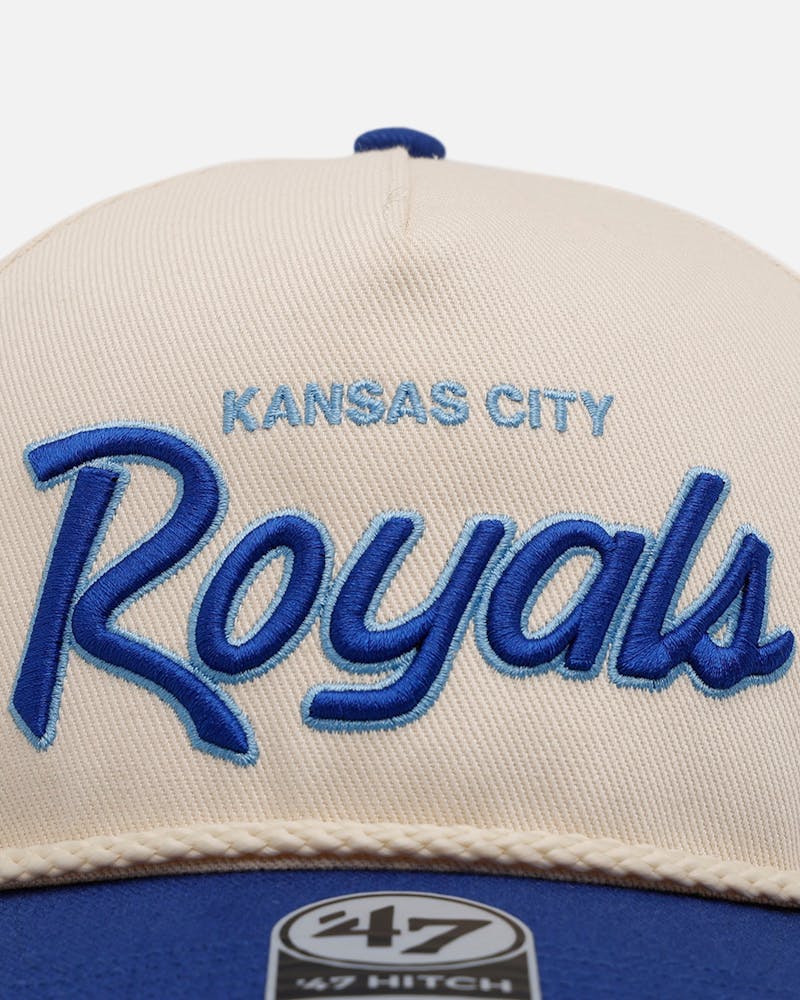 47 Brand Kansas City Royals 'MLB Opening Day' Script Hitch Snapback Natural