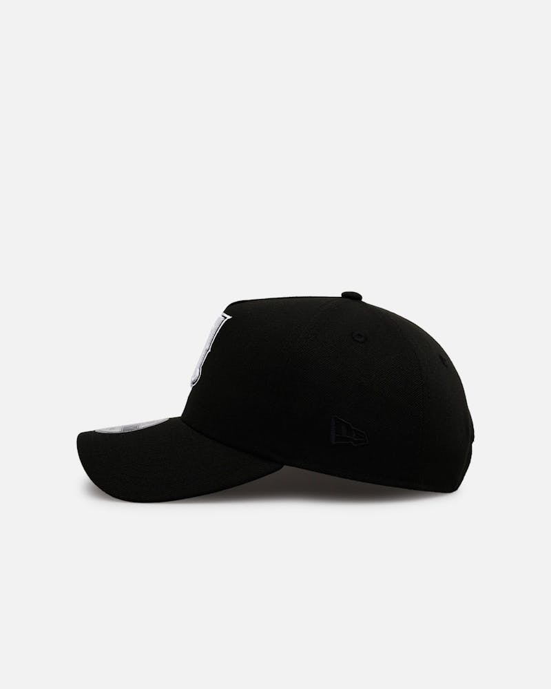New Era Los Angeles Angels 'Black White Upside Down Logo' 9FORTY A-Frame Snapback Black/White