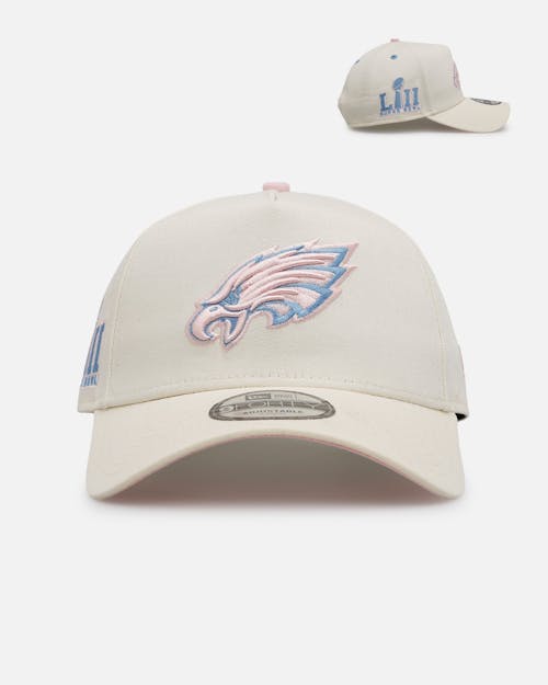 New Era Atlanta Braves 'Pastel' 9FORTY A-Frame Snapback Chrome White