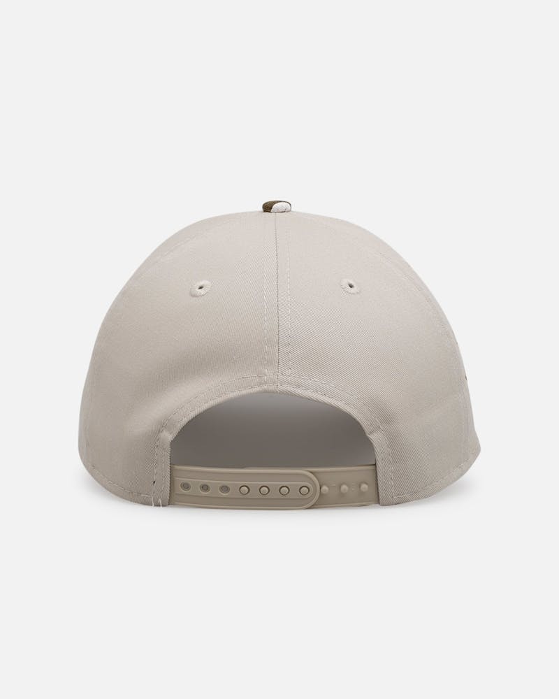 New Era Texas Rangers 'Real Tree Stone' 9FORTY A-Frame Snapback Stone